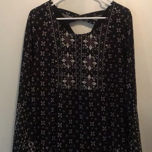 Style & Co Plus Size 2X Peplum Tunic Top.